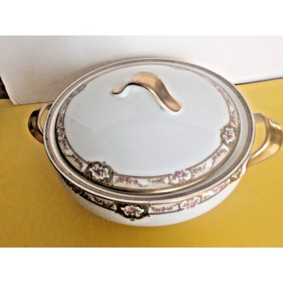 Antique  By Theodore Haviland, Limoges, France Lidded Vegetable Bowl 1910-20 - Picture 12 of 12